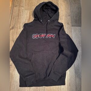 Black Graphic Hoodie